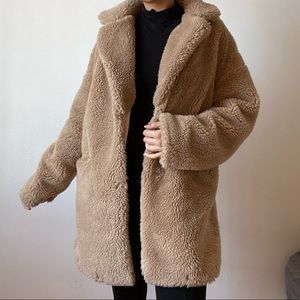 🧸Topshop Teddy Coat